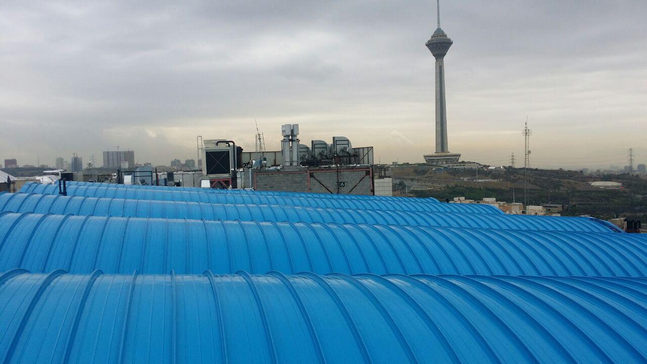 اجرای پروفیل های زیپ پانل بصورت قوسی در تهران لیدوما