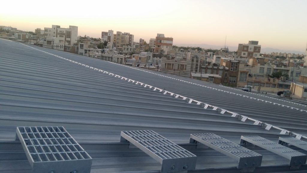 سقف های فرودگاه ها با سیستم کالزیپ، سالن های ورزشی با سیستم یکپارچه ایستادرز کلزیپ